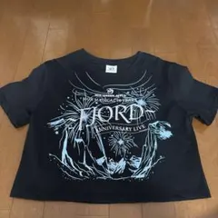 Mrs. GREEN APPLE フィヨルド　グリッターロゴTシャツ　クロップド