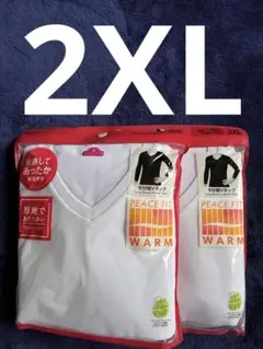 R-95 PEACE FIT 9分袖 Vネック Tシャツ 2XL 2枚セット