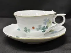 極美品 トリオ】マイセン てんとう虫 クローバー カップ＆ソーサー 