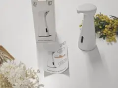 【新品未使用】自動 ソープ ディスペンサー 200ml ホワイト