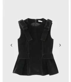 acka peplum tweed vest - メルカリ