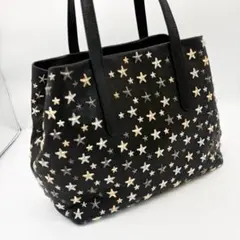 ♡美品♡ JIMMY CHOO ソフィア スタースタッズ トートバッグ ブラックのサムネイル