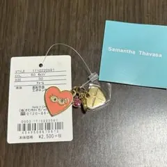 【新品未使用】Samantha Thavasa ハートアイチャーム オレンジのサムネイル