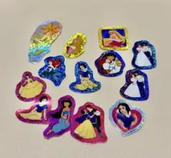 ディズニープリンセス☆キラキラ　フレークシール