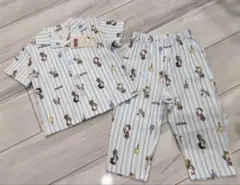 PEANUTS スヌーピー ベビーパジャマセット 90 半袖 長ズボン