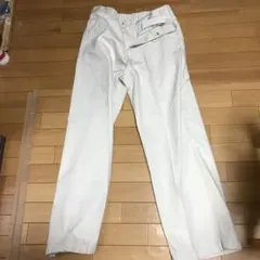 GU ツイルワイドストレートパンツ