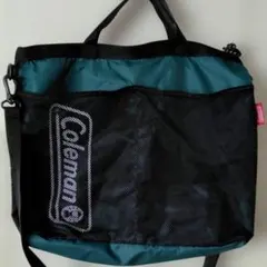 Coleman メッセンジャーバッグ グリーン/ブラック