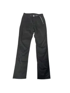 Gramicci グラミチ　黒いストレートパンツ 調整可能なベルト付き