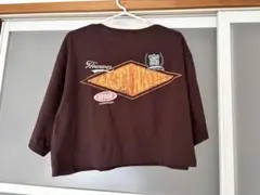 ブラウン 半袖Tシャツ ストリート系