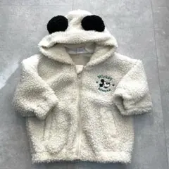 futafuta フタフタ　バースデー　ミッキー あったかアウター 80