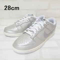 NIKE ナイキ ダンクロー SE 28cm メタリックシルバー