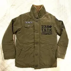 子供服　T.S.T.K カーキ ミリタリージャケット　140cm