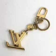 LOUISVUITTON ルイヴィトン キーホルダー ポルトクレLVファセット