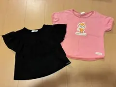 アンパンマン 子供服 Tシャツ 2枚セット 100cm ドキンちゃん 女の子
