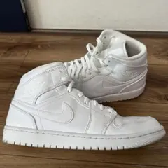 NIKE AIR JORDAN 1 MID ホワイト スニーカーのサムネイル
