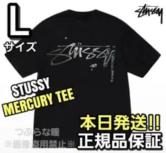 ステューシー STUSSY MERCURY TEE Lサイズ ブラック 新品のサムネイル