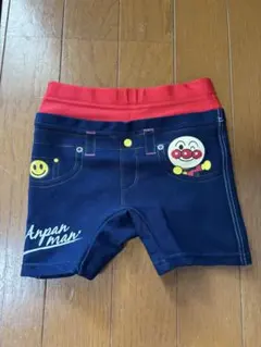 アンパンマン ベビー水着 ネイビー 赤