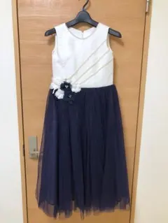 DRESCCO ネイビーとホワイトのフォーマルドレス140 DRESCCO ネイビーとホワイトのフォーマルドレス140 キッズ服(100cm~)