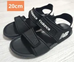 ニューバランス サンダル 黒 ブラック　20cm