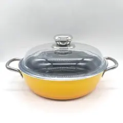 Silit シリット シラルガン 両手鍋24cm ドイツ製 廃盤イエロー ドイツキッチンウェア【Silit】より日本のご家庭で使いやすい浅型鍋を