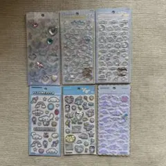 正規品【シナモロール】ボンボンドロップシール 6枚セット