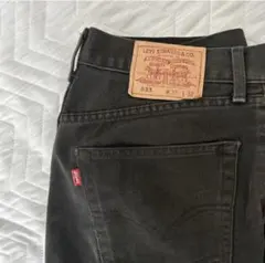 Levi's 533 ブラックデニムパンツ W32 L32のサムネイル