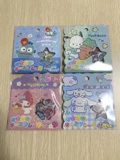 正規品 サンリオ　おはじきフレークシール　ポチャッコ　シナモンロール