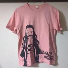 美品☆BANDAI 鬼滅の刃 竈門禰豆子 Tシャツピンク 160cm