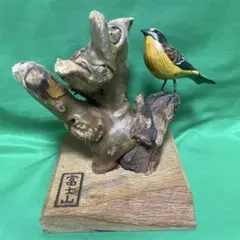 バードカービング(Bird Carving) キクイタダキ 野鳥彫刻 - メルカリ