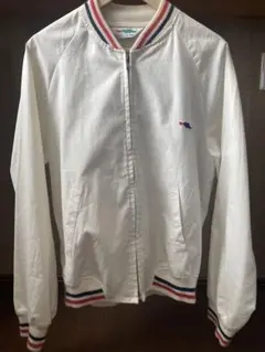 Sears ヴィンテージ ドラゴン刺繍 ブルゾン ホワイト L TALLのサムネイル