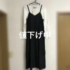 【新品】earth music&ecology ブラックキャミワンピースセット