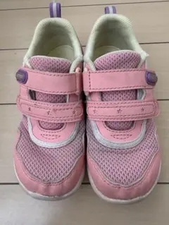 ムーンスター　子供用スニーカー　18センチ　ピンク