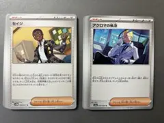 ポケモンカード　汎用カード　セイジ、アクロマの執念各８枚