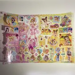 アイカツつやつやクリアファッションシール 星宮いちご 有栖川おとめ