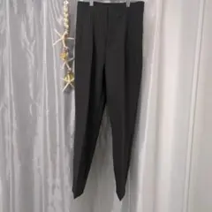 coca ダークグレー ストライプ パンツ Sサイズ