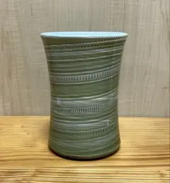 小石原焼　マルワ窯　カップ　湯呑み　緑　グリーンのサムネイル