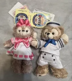 ダッフィー シェリーメイ ぬいぐるみバッジ ダッフルコート 冬 まとめ