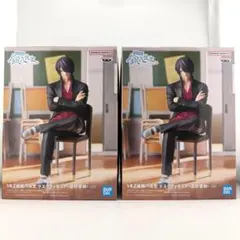 【2点セット】 銀魂 3年Z組 銀八先生 デスク フィギュア高杉晋助