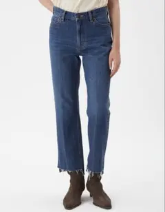 Mila Owen センタープレス裾段差デニムパンツ サイズ0