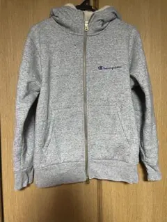 チャンピオン Champion グレー フード付きパーカー Sサイズ