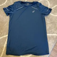 【お値下げ】ASICS ブルー　Tシャツ
