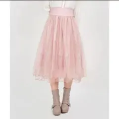 favorite color スカート(ピンク-M)のサムネイル