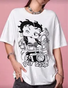 ベティ・ブープ Tシャツ – モノクロバイクデザイン JPXL