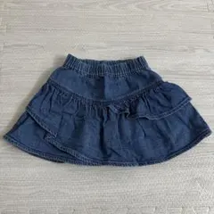 gap baby kids デニムスカート　フリル　ブルーのサムネイル