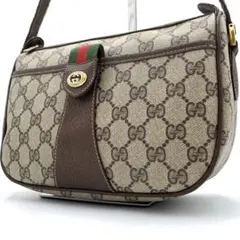 GUCCI✨ショルダーバッグ　GGスプリーム　シェリーライン　インターロッキング
