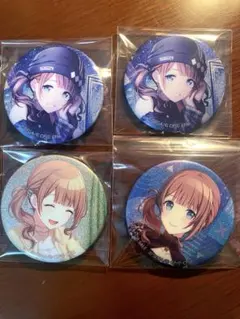 望月穂波　グリッター缶バッジ