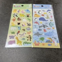 【正規品】ダイソー フェルトシール 動物 海の生き物のサムネイル
