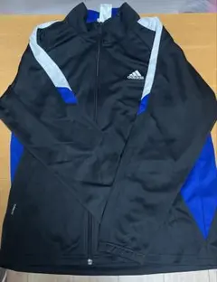 adidas ジャージ ブラック/ブルー　160