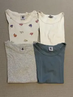 PETIT BATEAU キッズTシャツ 4枚セット 8ans/128cmのサムネイル