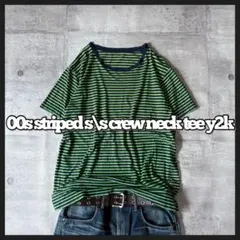 00s archive striped s/s tee y2k grunge